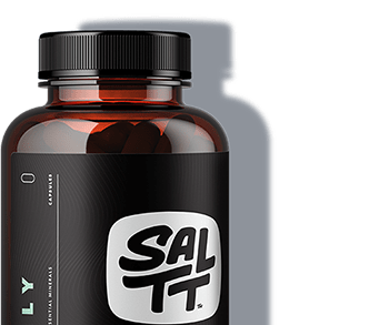 Bottle of SALTT electrolye supplements