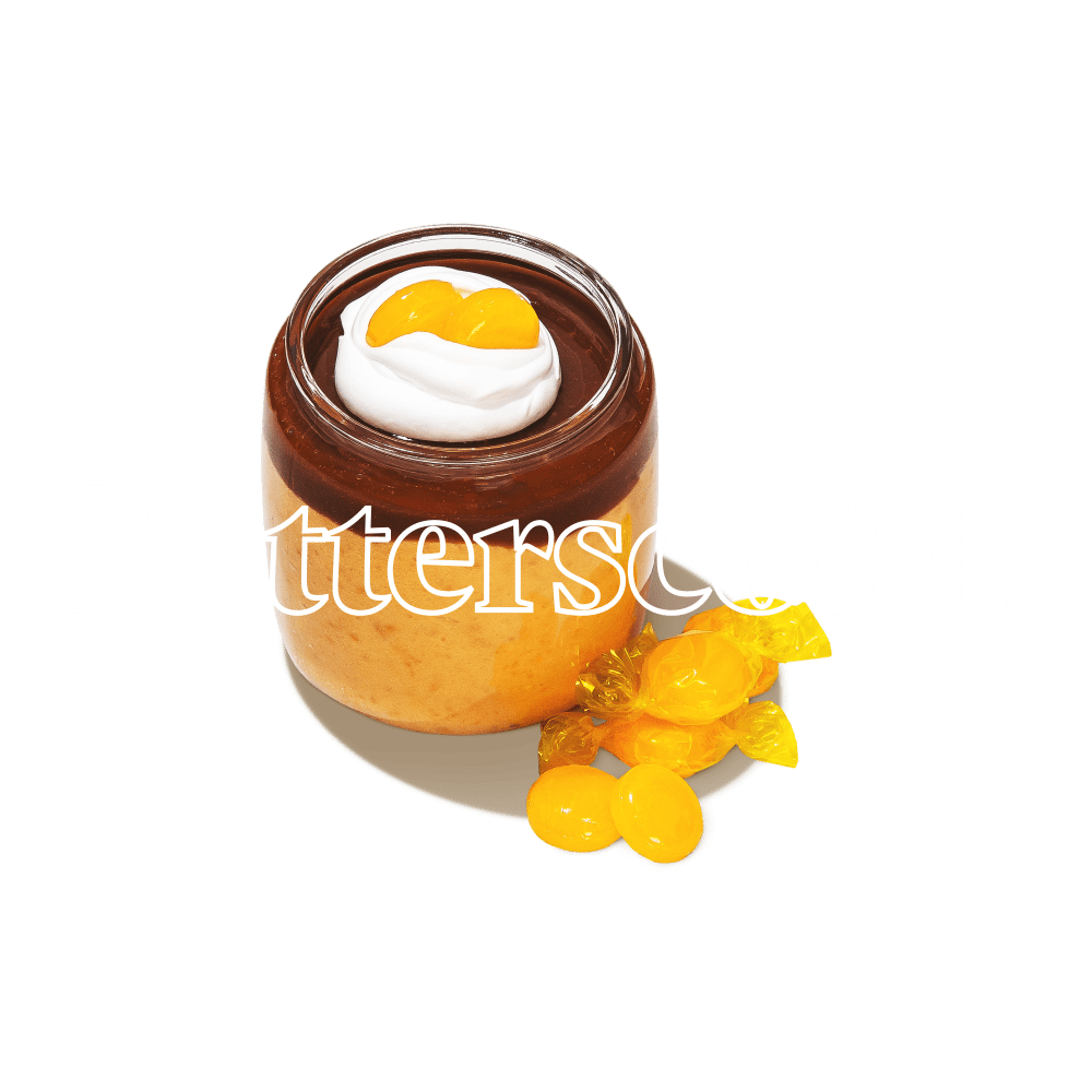 Keto Chow Butterscotch title with food name sake