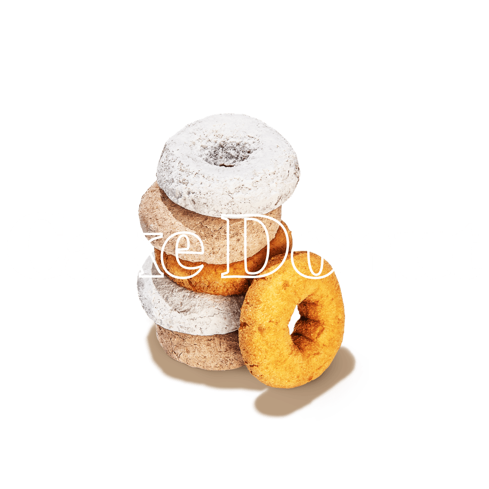 Keto Chow Classic Cake Donut title with food name sake
