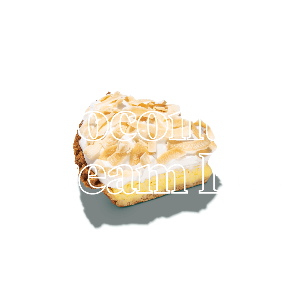 Keto Chow Coconut Cream Pie title with food name sake