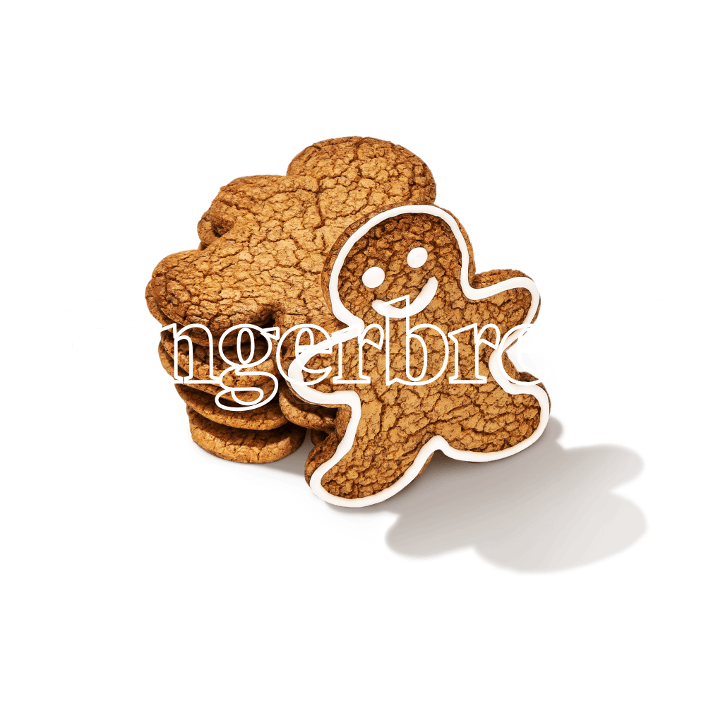 Gingerbread Keto Chow title with food name sake