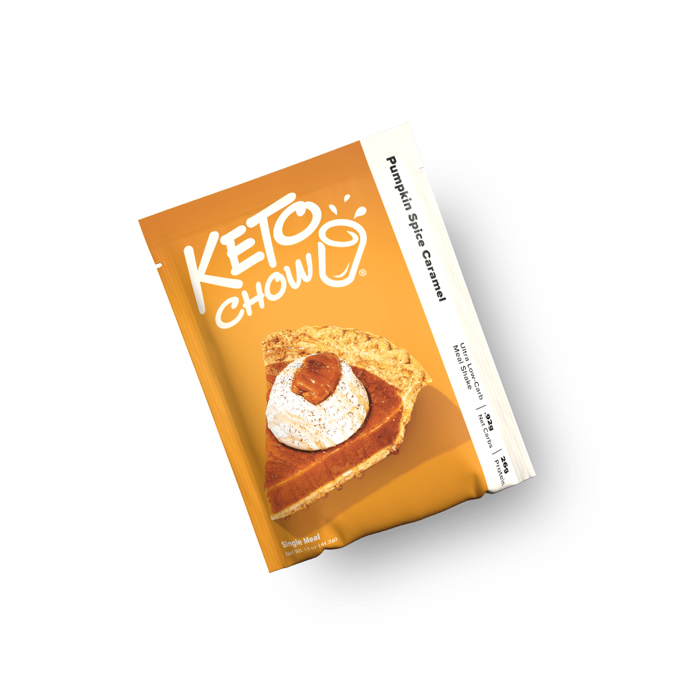 Image of the packaging for Pumpkin Spice Caramel Keto Chow