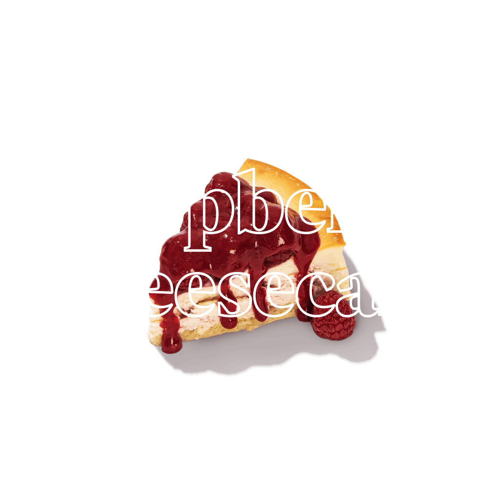 Keto Chow Raspberry Cheesecake title with food name sake