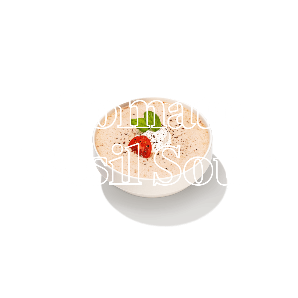 Keto Chow Creamy Tomato Basil Soup Base title with food name sake