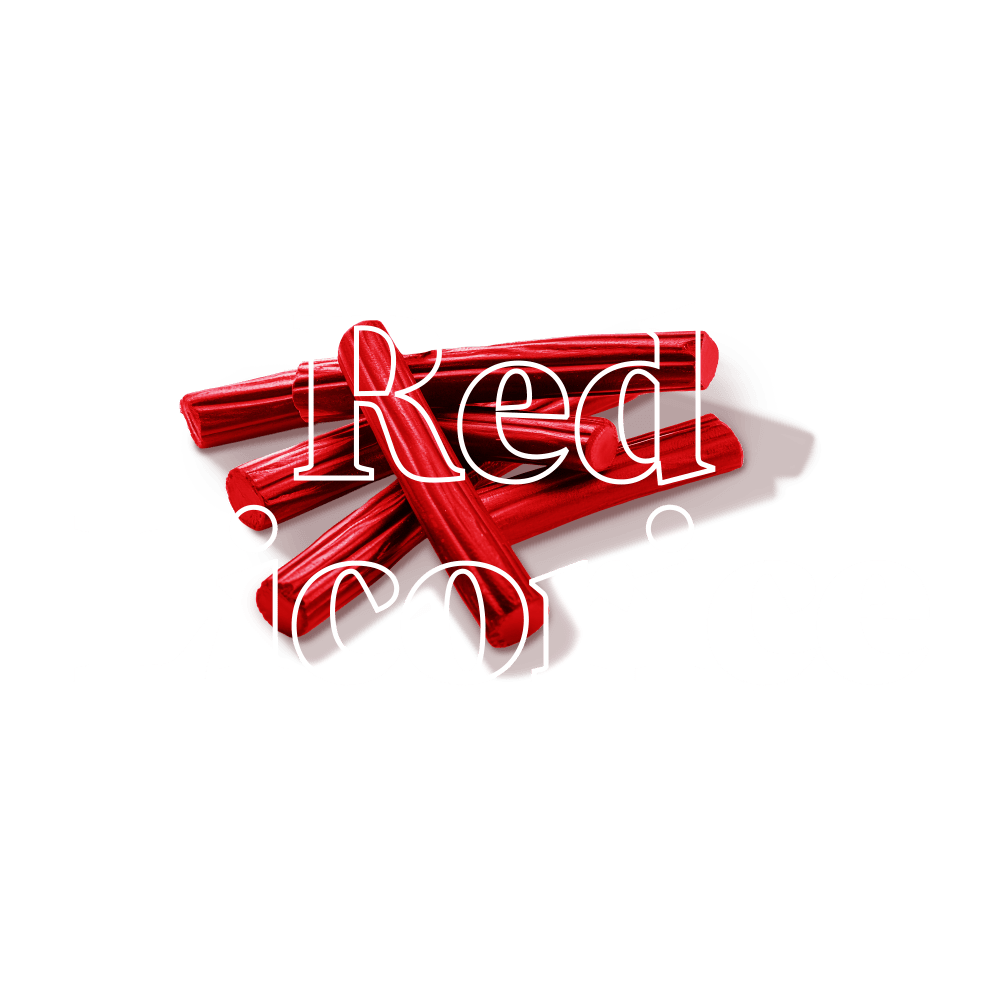Red Licorice Keto Chow title with food name sake