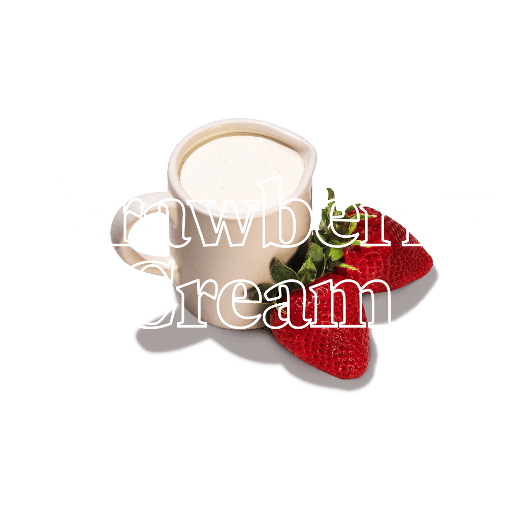 Keto Chow Strawberry Cream CORE - Unsweetened title with food name sake