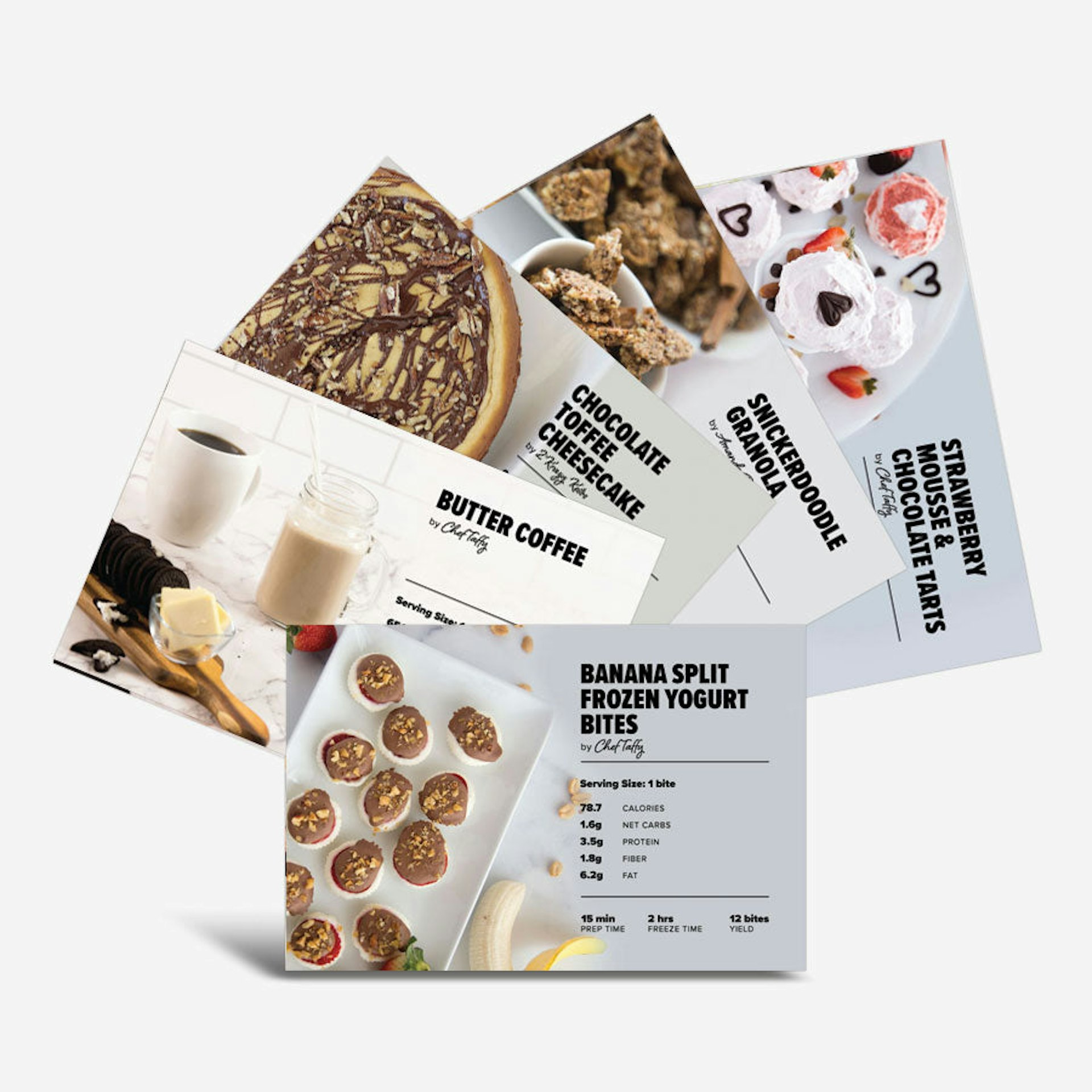 August 2023 recipe cards