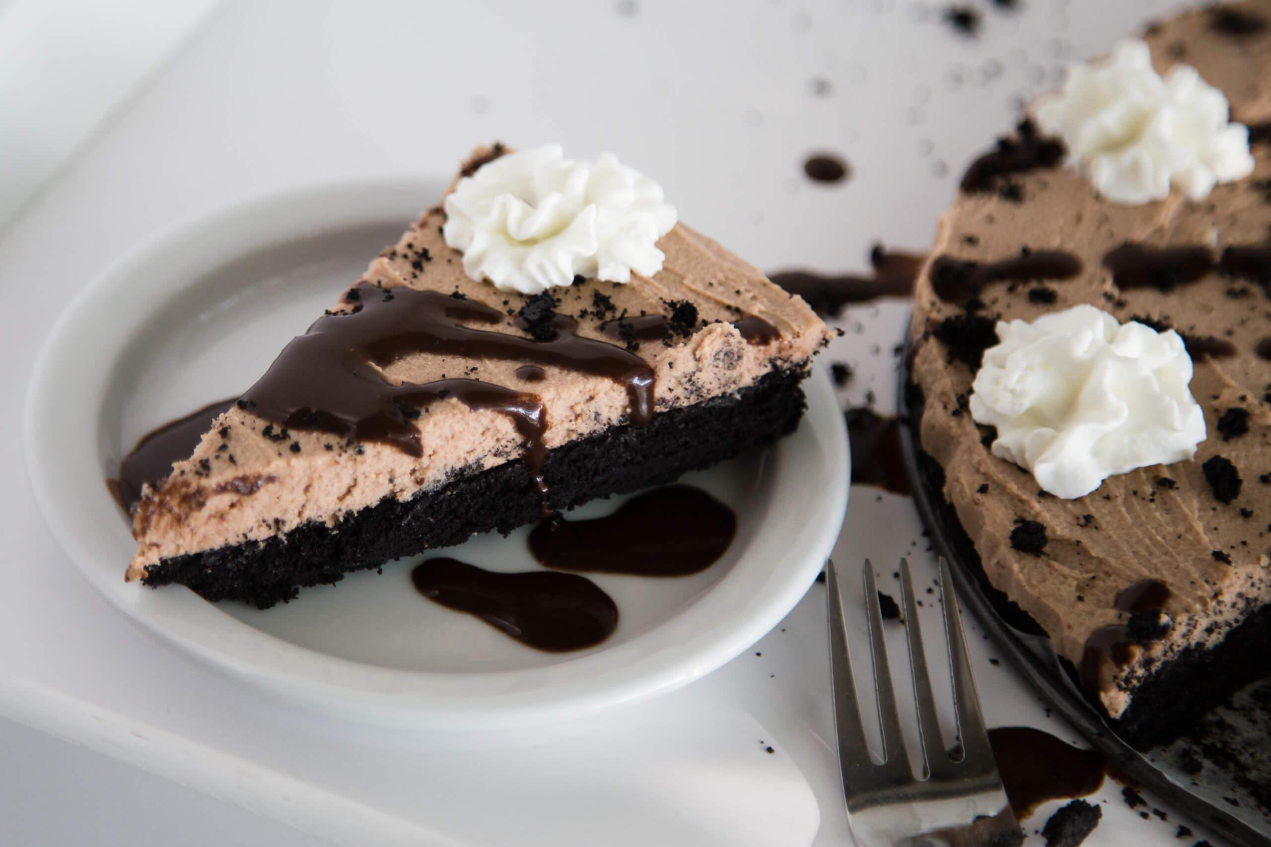 Chocolate Cookie Mocha Pie