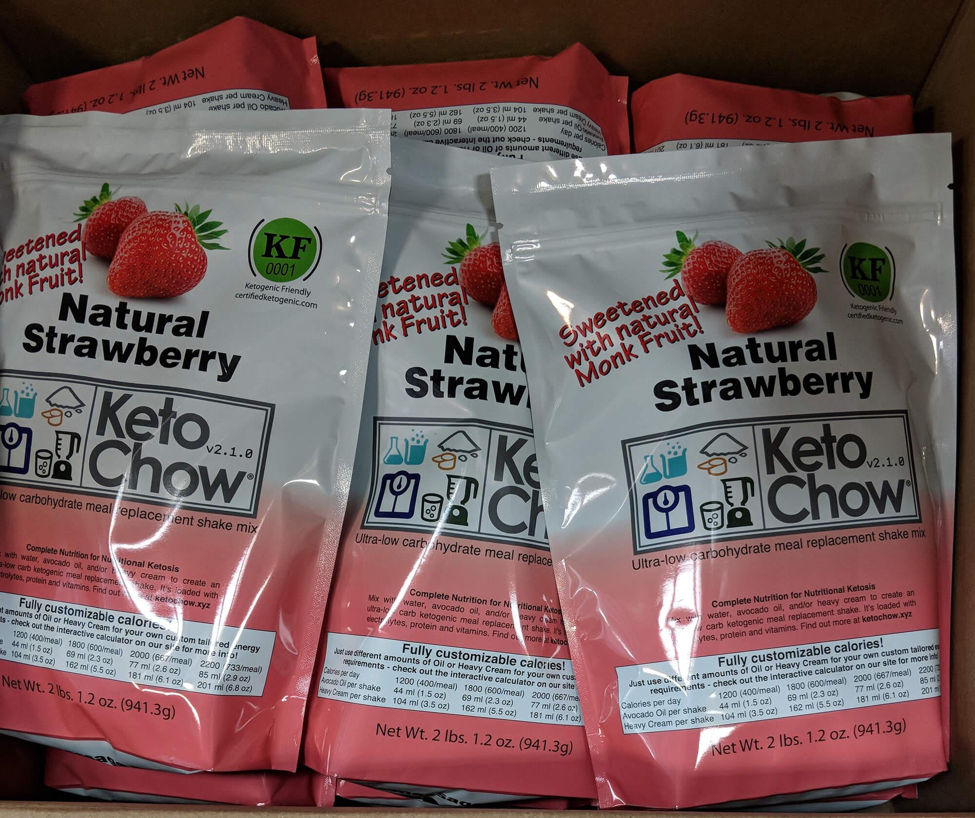 Natural Strawberry 21 meal bulk bags