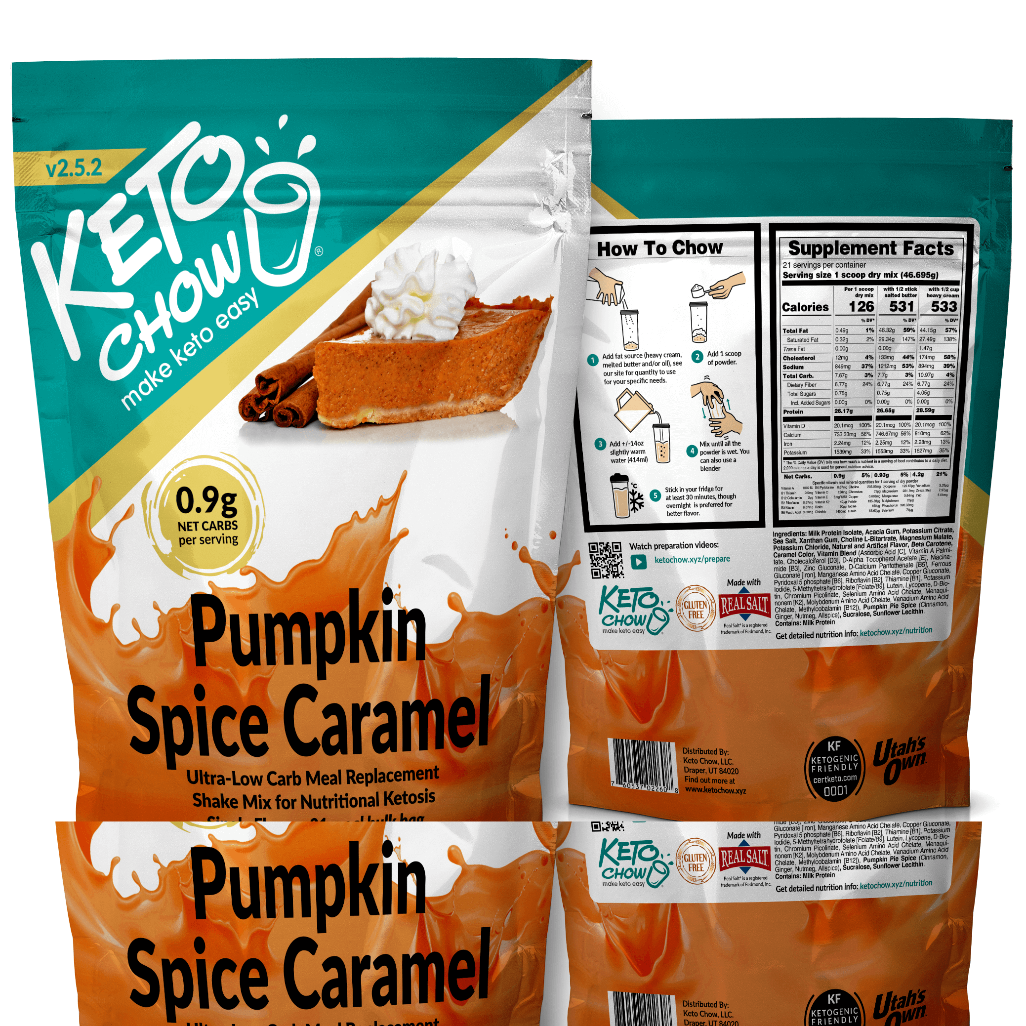 Pumpkin Spice Caramel 21 meal bulk bag