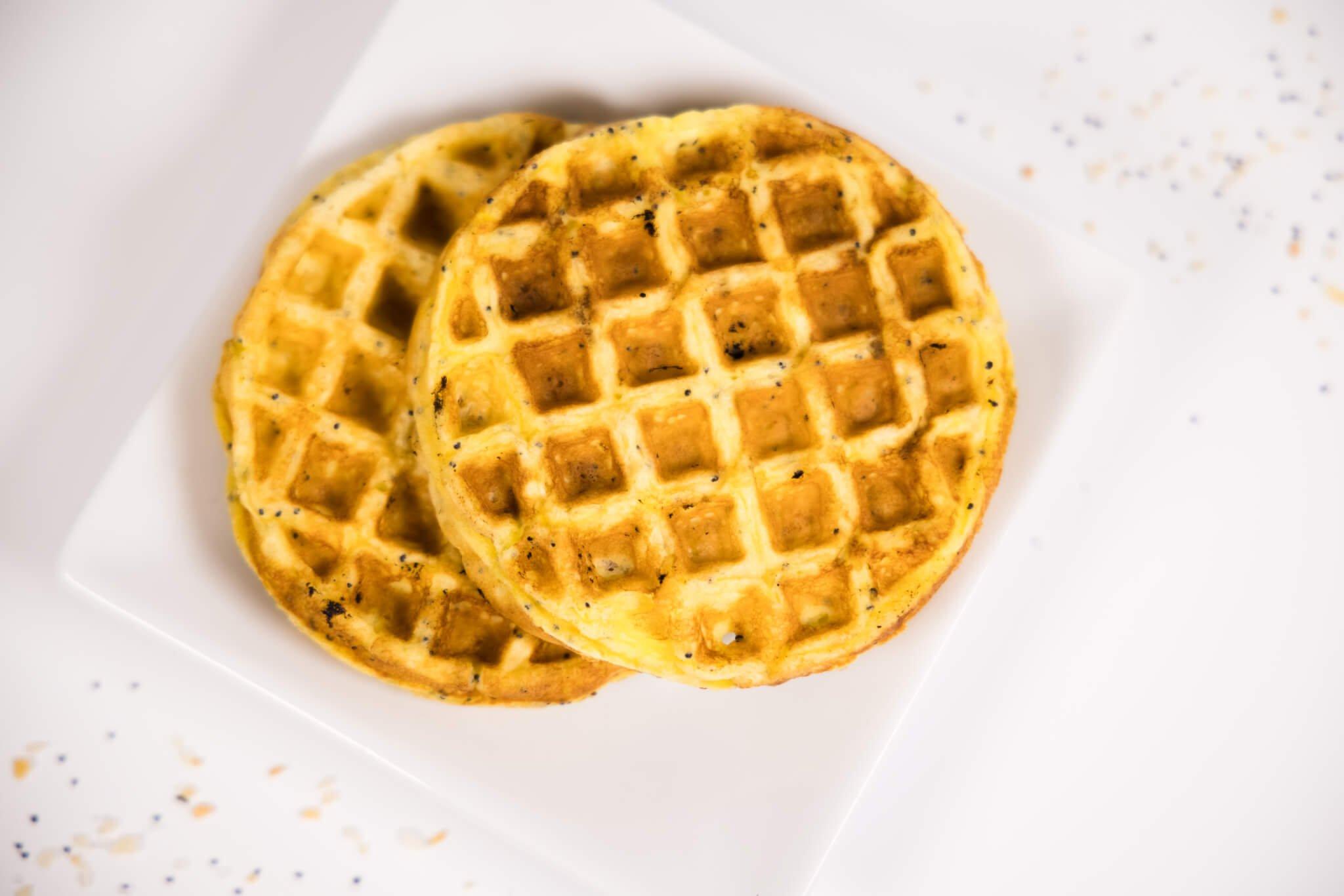 everything bagel chaffle