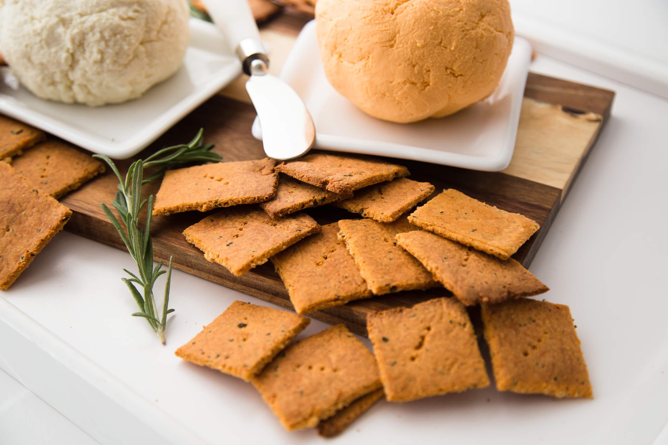 Rosemary-Parmesan Crackers