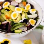 Spring Salad &amp; Creamy Tomato Basil Dressing