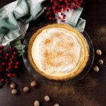 eggnog cream pie