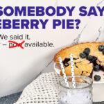 Blueberry Pie is sold out