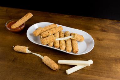 keto fried mozzarella sticks