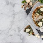 keto mushroom pizza
