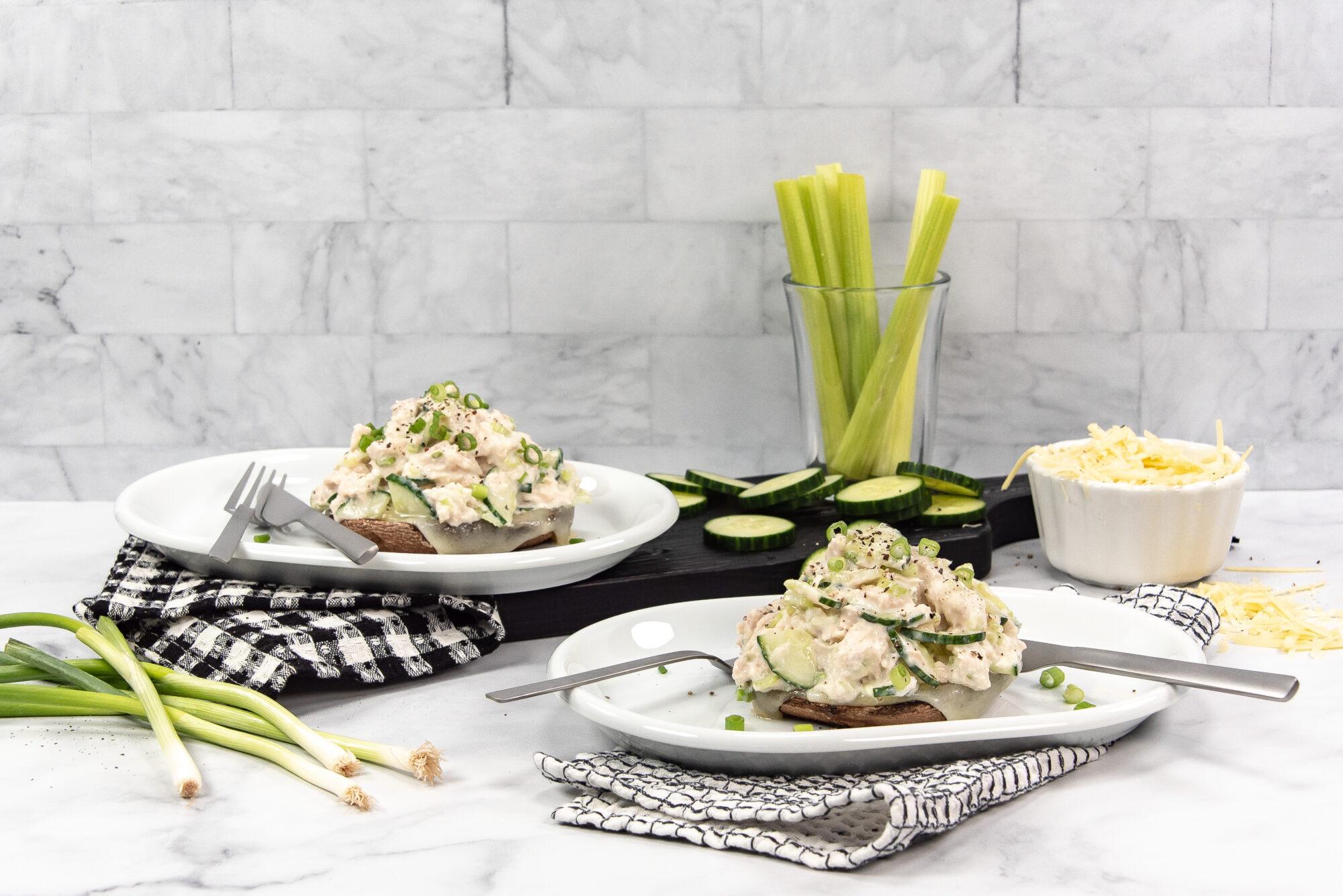 tuna mushroom salad