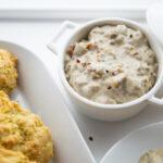 keto biscuits and gravy